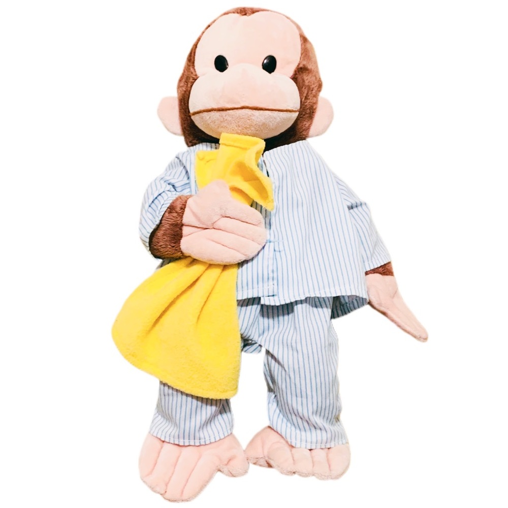 Gund Curious George Plush with Pajamas 17”